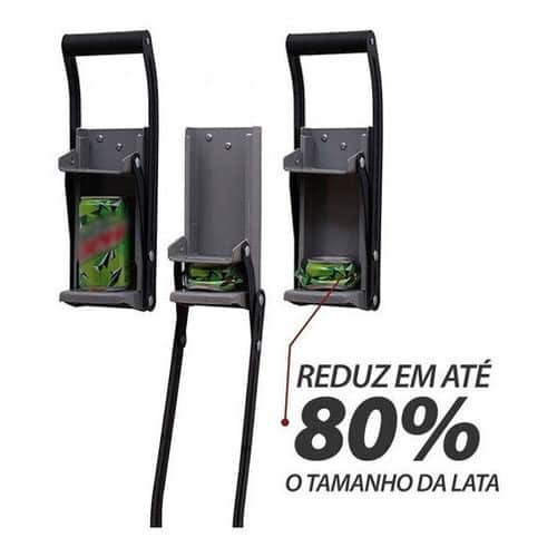 Amassador De Lata Latinha Latão Cerveja Reciclagem Até 475ml - Imagem 5