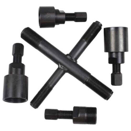 Saca Volante Magneto Kit Extrator Cruz Universal Para Moto - Imagem 2