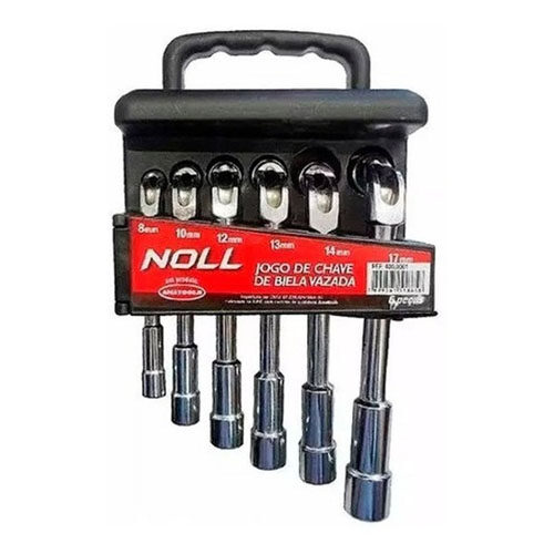Jogo De Chave De Biela Vazada 6 Peças 8mm A 17mm Noll